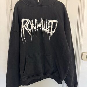 Vintage Black Ironwilled Hoodie